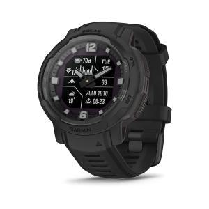 가민 Garmin Instinct Crossover Solar 택티컬 에디션 태양열 충전 기능이 있는 견고한 하이브리드 스워치