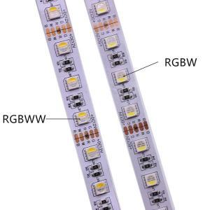 RGBW LED 스트립 화이트 웜 칩 60 120 108LED/M IP20 IP65 방수 테이프 12V SMD5050 4 in 1