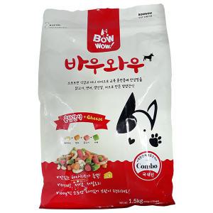 바우와우 애견용 혼합간식 1.5kg/ 애완용 간식 / 사료