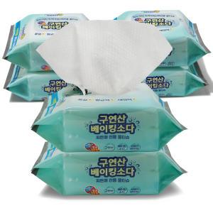 에파타클린업 행주물티슈 구연산 베이킹소다 키친 앤 리빙 물티슈 20매