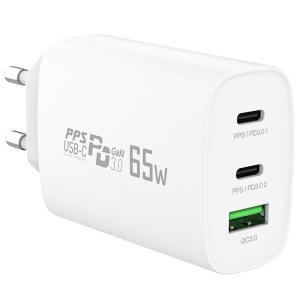 모디스 65W PD GaN PPS 3포트 초고속 충전기/삼성 아이폰 멀티 고속 핸드폰 스마트폰 블루투스 어댑터