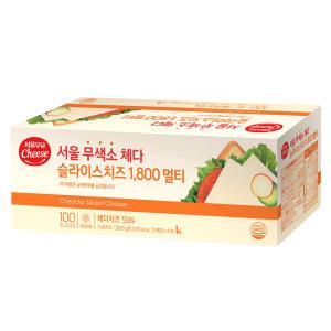 서울 냉장 무색소 체다치즈 25매 x 4입 1.8kg WJT