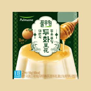 풀무원 두화(대만식 두유푸딩) 꿀배소스 2입(196g) 맛있는