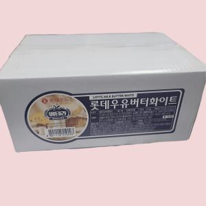 롯데 우유버터 4.5kg 대용량 식자재 업소용 우유버터 무염버터 제과 제빵 베이킹 재료