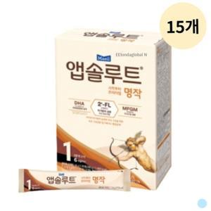 앱솔루트 명작 2FL 분유 스틱 1단계 14g 20포 X15개