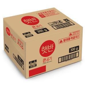 햇반 즉석밥 큰공기 백미밥 300g × 30개