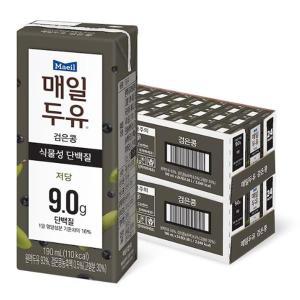 매일두유 검은콩 저당 단백질 190ml x 48팩