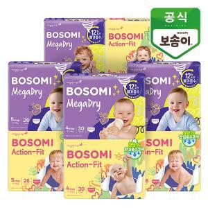 [깨끗한나라]보솜이 액션핏/메가드라이 x 8팩