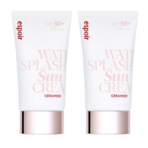 에스쁘아 워터 스플래쉬 세라마이드 선크림 SPF50+ PA++++ 60ml 2개 /sj