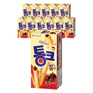 오리온 통크 초코, 45g, 12개