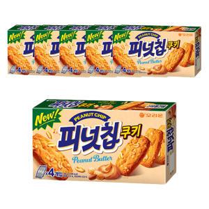 오리온 피넛칩 쿠키, 256g, 6개