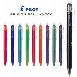 [오피스코아]PILOT FRIXION BALL KNOCK 0.5 0.7/노크식/지워지는볼펜/지워지는펜/형광펜/노크식/하이테크 (