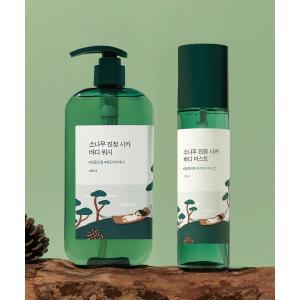 라운드랩 소나무 진정 시카 바디워시 400ml + 바디 미스트 150ml 2종 세트