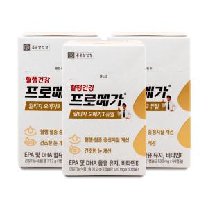 종근당건강 프로메가 알티지 오메가3 듀얼 520mg x 60캡슐 X 3박스 I