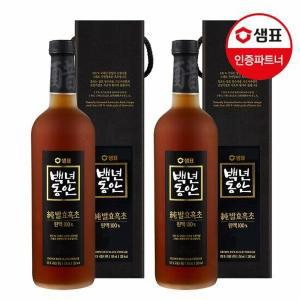 [샘표] 백년동안 순발효흑초원액 750ml X2병