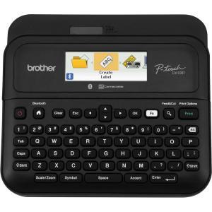 브라더 Brother PTouch PT-D610BT 비즈니스 라벨 메이커 최대 1인치 TZe 테이프 블루투스 연결 및 생성