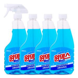 윈덱스 유리세정제 본품 500ml 1개 + 리필 500ml 3개