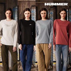 HUMMER 24FW 여성 SORONA 기모 티셔츠 4종