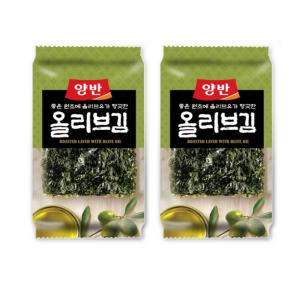 양반김 도시락김 올리브김 4.5g 12봉 무료