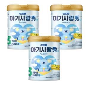 리뉴얼 남양유업 아기사랑 수 3단계 750g x 3캔