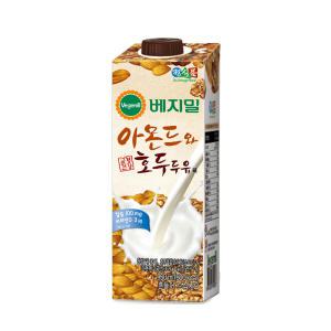 정식품 베지밀 아몬드와 호두 두유 950ml 12개 대용량