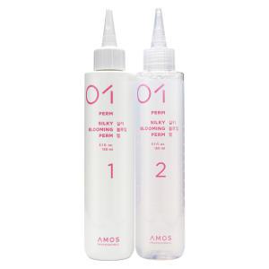 아모스 실키 블루밍 펌 150mlX150ml 뿌리볼륨펌제 (신형)