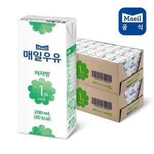 매일멸균 저지방우유 1% 200ml 72팩