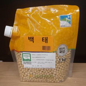 기린농협 강원도 인제 내린천 백태 1kg  국산 메주콩 두부콩