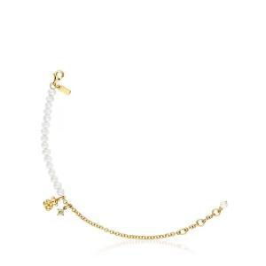 [TOUS]펄 앤 페리도트 볼드베어 체인팔찌/TOUS Pearl and Peridot Bold Bear Chain Bracelet/311561630