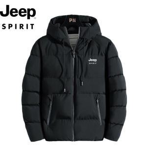 지프 JEEP SPIRIT 남자 패딩 가을 겨울 스포츠 방풍 기모 도톰 후드