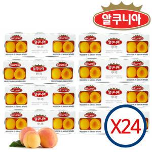 알쿠니아 황도 2절 200g x 24캔 1박스 복숭아통조림