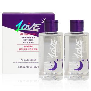 텐러브 마사지젤 160ml (80ml+80ml) / NO파라벤 자연유래성분 알로에젤 약산성 수용성젤