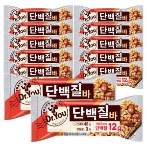 오리온 닥터유 단백질바, 50g, 12입