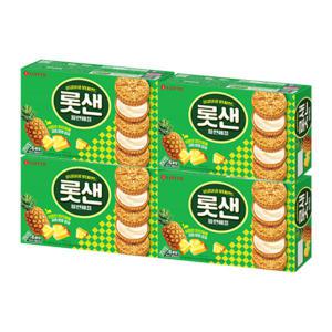 롯데웰푸드 롯샌 파인애플 벌크 N, 315g, 4개