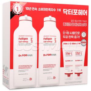 닥터포헤어  폴리젠 셀에너지 샴푸 750ml x 2개 + 100ml x 2개 코스트코