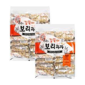 엉클팝 길쭉이보리과자 400g (32개입) 2개