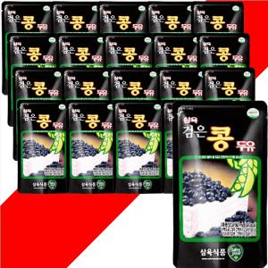 두유 파우치 삼육 검은콩 20팩 190ml 달지않은