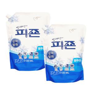 피죤 레귤러 피죤 블루비앙카 섬유유연제 리필 2100ml x2개