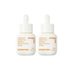 이니스프리 비타C 그린티 엔자임 잡티 토닝 세럼 30mL 2개 비타민앰플 투명한피부