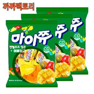 마이쮸 캔털루프멜론+애플망고(70입)284g x 3봉