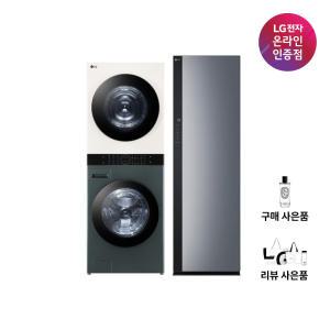 LG 오브제컬렉션 워시타워 스타일러 세트 W21GEAM-5M5 (W21GEAM+SC5GMR52)