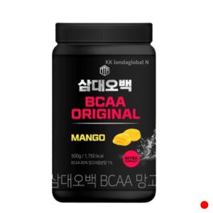 삼대오백 BCAA 아미노산 헬스 부스터 운동 망고 500g