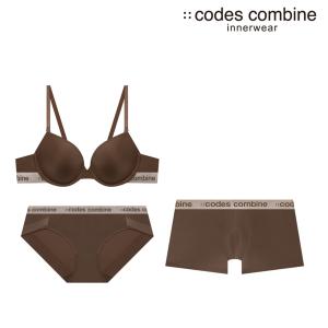 [코데즈컴바인이너웨어](강남점)브라운 커플세트 (CDWBR961BR+CDWBP961BR+CDMDR961BR)