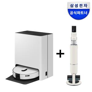 삼성전자 비스포크 스팀 물걸레 로봇청소기 무선청소기 패키지 VR7MD96516G+VS30D973JSG