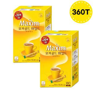 맥심 모카골드 커피믹스 스틱 180T x 2개 (360T)