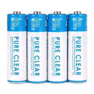 퓨어클리어 AA 2500mAh 4알 1세트 케이스포함 충전지 건전지 배터리