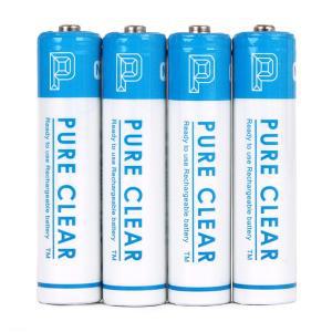 퓨어클리어 AAA 950mAh 4알 1세트 케이스포함 충전지 리모컨 무선마우스 시계 도어락 건전지 배터리