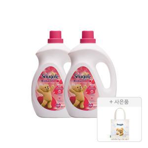 스너글 초고농축 섬유유연제 블루밍부케, 4L, 2개 + 증정(스너곰 에코백, 1개)