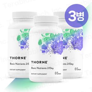 쏜리서치 베이직 뉴트리언트 투퍼데이 60캡슐 3병 Thorne Basic Nutrients 2 Day