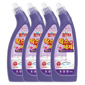 홈스타 락스와세제 후로랄파인, 750ml, 4개